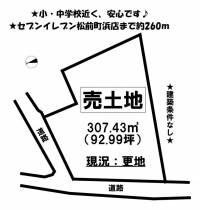 愛媛県伊予郡松前町大字浜 伊予郡松前町浜  の区画図