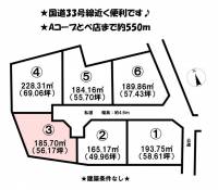 愛媛県伊予郡砥部町北川毛 伊予郡砥部町北川毛  の区画図