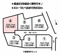 愛媛県伊予郡砥部町北川毛 伊予郡砥部町北川毛  の区画図