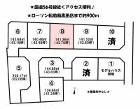 愛媛県伊予市下吾川 伊予市下吾川  の区画図