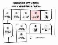 愛媛県伊予市下吾川 伊予市下吾川  の区画図