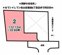 愛媛県松山市空港通６丁目 松山市空港通  の区画図