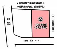 愛媛県松山市桑原２丁目 松山市桑原  の区画図