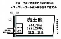 愛媛県松山市枝松３丁目 松山市枝松  の区画図