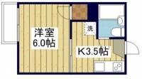 愛媛県松山市桑原３丁目3-20 メゾンくわばら の間取り