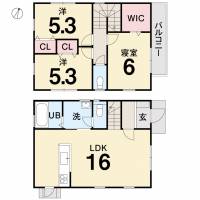 伊予郡砥部町岩谷口539-3 伊予郡砥部町岩谷口 一戸建 砥部町岩谷口 建売住宅②の間取り