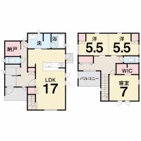 伊予郡松前町北黒田187-29 伊予郡松前町北黒田 一戸建 APコティ松前21号地の間取り