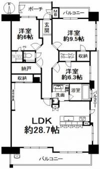 愛媛県松山市道後町2丁目 フローレンス道後町グランドアーク の間取り