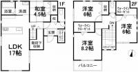 愛媛県松山市北斎院町 松山市北斎院町 一戸建 の間取り