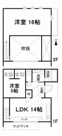 愛媛県松山市吉藤3丁目 松山市吉藤 一戸建 の間取り