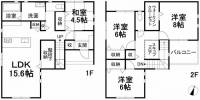 愛媛県松山市北斎院町 松山市北斎院町 一戸建 の間取り