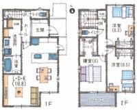 愛媛県松山市衣山5丁目 松山市衣山 一戸建 の間取り