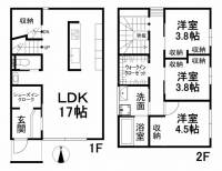 愛媛県松山市南吉田町 松山市南吉田町 一戸建 の間取り