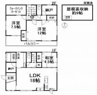 愛媛県伊予郡砥部町高尾田 伊予郡砥部町高尾田 一戸建 の間取り