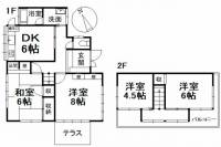 愛媛県松山市下伊台町 松山市下伊台町 一戸建 の間取り