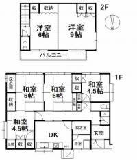 愛媛県松山市東垣生町 松山市東垣生町 一戸建 の間取り