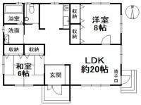 愛媛県松山市東長戸4丁目 松山市東長戸 一戸建 の間取り