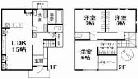 愛媛県松山市平井町 松山市平井町 一戸建 の間取り