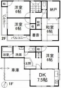 愛媛県松山市紅葉町 松山市紅葉町 一戸建 の間取り