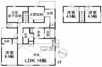 愛媛県松山市善応寺 松山市善応寺 一戸建 の間取り