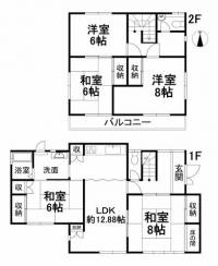 愛媛県松山市西長戸町 松山市西長戸町 一戸建 の間取り