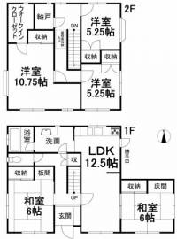 愛媛県東温市南方 東温市南方 一戸建 の間取り