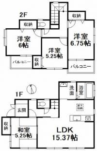 愛媛県松山市東野3丁目 松山市東野 一戸建 の間取り