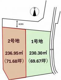 愛媛県松山市星岡3丁目 松山市星岡  の区画図