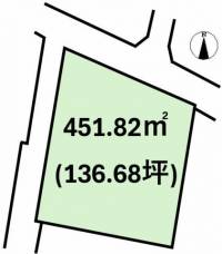 愛媛県松山市上市2丁目 松山市上市  の区画図