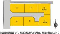 松山市東垣生町464-4 松山市東垣生町 5号地の区画図