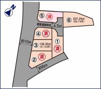 東温市見奈良507 東温市見奈良 6号地の区画図