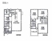 松山市北斎院町923-18 松山市北斎院町 一戸建 の間取り