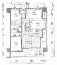 松山市南久米町378番地1 ジェイシティ久米駅前 の間取り