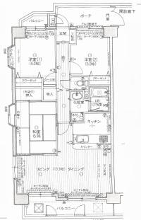 松山市鷹子町796番地1 ダイアパレス鷹子 の間取り