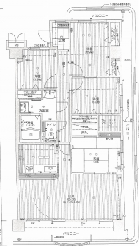 松山市姫原3丁目9番26号 サントノーレ姫原弐番館 の間取り