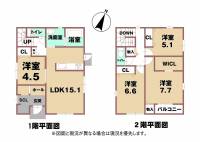 伊予郡松前町筒井１０４５－９ 伊予郡松前町筒井 一戸建 の間取り