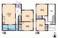 松山市光洋台7-32 松山市光洋台 一戸建 P/131/3/お/かの間取り