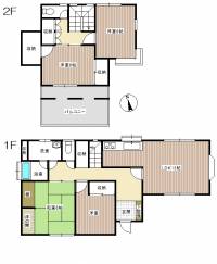 松山市和気町2丁目900-7 松山市和気町 一戸建 の間取り