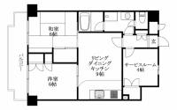 松山市三番町1丁目 ライオンズマンション三番町 の間取り