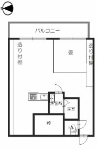 松山市本町6丁目 ロータリー本町 の間取り