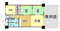 松山市大手町2丁目 労住協大手町ハイツ の間取り