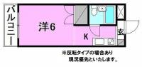 松山市道後樋又 メゾン・ド・ルー道後樋又 の間取り