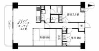 松山市本町7丁目 ライオンズマンション松山本町 の間取り