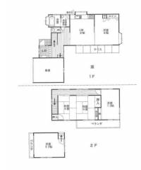 松山市祝谷6丁目 松山市祝谷 一戸建 の間取り