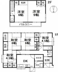 松山市東垣生町 松山市東垣生町 一戸建 の間取り