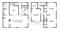 松山市南斎院町 松山市南斎院町 一戸建 の間取り