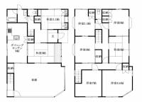 松山市朝日ケ丘2丁目 松山市朝日ヶ丘 一戸建 の間取り