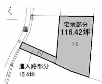 松山市越智3丁目 松山市越智  の区画図