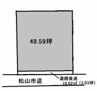 松山市北条辻 松山市北条辻  の区画図