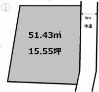 松山市築山町 松山市築山町  の区画図